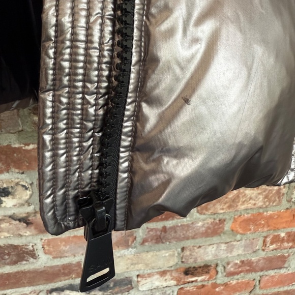 SAM. Freestyle Down Puffer Jacket Silver Metallic Size‎ Medium - Picture 14 of 15